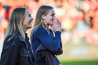 22.09.2026, Unterhaching, Deutschland. UEFA Women's Champions League, 1. Spieltag der Ligaphase: FC Bayern München Frauen gegen Manchester City. UWCL-Auftakt der FC Bayern Frauen und erstes UWCL-Pflichtspiel im neuen Zuhause Sportpark Unterhaching. Regina van Eijk (FC Bayern Frauen)