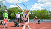 Mindelheim, Deutschland - 09.05.2026: Wettkampf bei der Internationalen Bodensee-Leichtathletik (IBL) 2026 im Julius-Stromayer-Stadion.