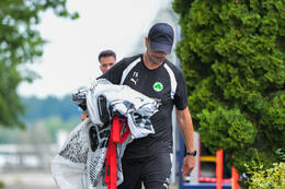 15.07.2026, Bad Wörishofen, Deutschland, 2. Bundesliga, Saison 2026/2027, Der SpVgg Greuther Fürth startet mit der ersten Trainingseinheit in sein Sommertrainingslager in Bad Wörishofen (Unterallgäu). Der Verein bereitet sich dort auf die Saison 2026/2027 vor. Frank Kaukert (SpVgg Greuther Fürth)