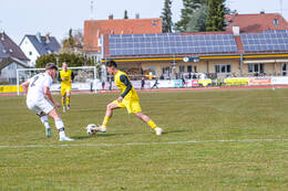 28.03.2026, Mindelheim (Deutschland): Spiel der Kreisliga Allgäu Nord zwischen dem TSV Mindelheim und dem FSV Lamerdingen im Julius-Strohmayer-Stadion.