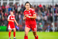 22.09.2026, Unterhaching, Deutschland. UEFA Women's Champions League, 1. Spieltag der Ligaphase: FC Bayern München Frauen gegen Manchester City. UWCL-Auftakt der FC Bayern Frauen und erstes UWCL-Pflichtspiel im neuen Zuhause Sportpark Unterhaching. Jovana Damnjanović (FC Bayern Frauen)