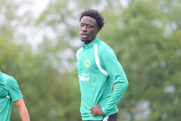 15.07.2026, Bad Wörishofen, Deutschland, 2. Bundesliga, Saison 2026/2027, Der SpVgg Greuther Fürth startet mit der ersten Trainingseinheit in sein Sommertrainingslager in Bad Wörishofen (Unterallgäu). Der Verein bereitet sich dort auf die Saison 2026/2027 vor. Omar Sillah (SpVgg Greuther Fürth)