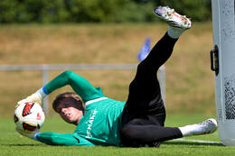 16.07.2026, Bad Wörishofen, Deutschland, 2. Bundesliga, Saison 2026/2027, Der SpVgg Greuther Fürth startet mit der zweiten Trainingseinheit in sein Sommertrainingslager in Bad Wörishofen (Unterallgäu). Der Verein bereitet sich dort auf die Saison 2026/2027 vor. Florian Hellstern (SpVgg Greuther Fürth)