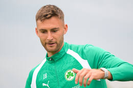 15.07.2026, Bad Wörishofen, Deutschland, 2. Bundesliga, Saison 2026/2027, Der SpVgg Greuther Fürth startet mit der ersten Trainingseinheit in sein Sommertrainingslager in Bad Wörishofen (Unterallgäu). Der Verein bereitet sich dort auf die Saison 2026/2027 vor. Felix Higl (SpVgg Greuther Fürth)