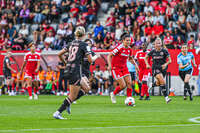 31.08.2026, München, Deutschland. Google Pixel Frauen-Bundesliga: FC Bayern München Frauen gegen 1. FSV Mainz 05 Frauen am FC Bayern Campus. Erstes Heimspiel des FC Bayern München in der Saison 2026/27. Jovana Damnjanovic (FC Bayern Frauen)