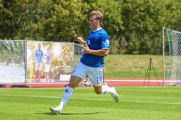 25.07.2026, Bad Wörishofen, Deutschland. Testspiel des SV Darmstadt 98 (2. Bundesliga) gegen die SG Sonnenhof Großaspach (3. Liga). Fynn Lakenmacher (SV Darmstadt 98)