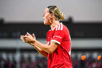 22.09.2026, Unterhaching, Deutschland. UEFA Women's Champions League, 1. Spieltag der Ligaphase: FC Bayern München Frauen gegen Manchester City. UWCL-Auftakt der FC Bayern Frauen und erstes UWCL-Pflichtspiel im neuen Zuhause Sportpark Unterhaching. Klara Bühl (FC Bayern Frauen)