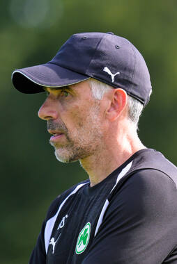 16.07.2026, Bad Wörishofen, Deutschland, 2. Bundesliga, Saison 2026/2027, Der SpVgg Greuther Fürth startet mit der zweiten Trainingseinheit in sein Sommertrainingslager in Bad Wörishofen (Unterallgäu). Der Verein bereitet sich dort auf die Saison 2026/2027 vor. Danny Schwarz (SpVgg Greuther Fürth)