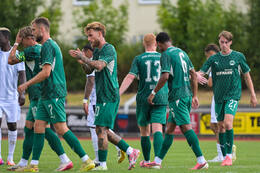 18.07.2026, Mindelheim, Deutschland. Testspiel zwischen dem FC Zürich und der SpVgg Greuther Fürth im Rahmen der Saisonvorbereitung 2026/2027. Fürth jubelt nach Elfer.