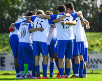 04.10.2026, Bad Wörishofen, Deutschland. U19 (A-Jun.) Kreisklasse Allgäu - Nord: FC Bad Wörishofen U19 gegen SG Unterrieden U19. Spielort: Stadion Am Unteren Hart. Mannschaftsfoto, Mannschaftsbild, Teamfoto