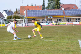 28.03.2026, Mindelheim (Deutschland): Spiel der Kreisliga Allgäu Nord zwischen dem TSV Mindelheim und dem FSV Lamerdingen im Julius-Strohmayer-Stadion.