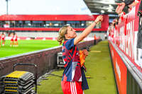 31.08.2026, München, Deutschland. Google Pixel Frauen-Bundesliga: FC Bayern München Frauen gegen 1. FSV Mainz 05 Frauen am FC Bayern Campus. Erstes Heimspiel des FC Bayern München in der Saison 2026/27. Barbara Dunst (FC Bayern Frauen)