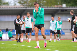 15.07.2026, Bad Wörishofen, Deutschland, 2. Bundesliga, Saison 2026/2027, Der SpVgg Greuther Fürth startet mit der ersten Trainingseinheit in sein Sommertrainingslager in Bad Wörishofen (Unterallgäu). Der Verein bereitet sich dort auf die Saison 2026/2027 vor. Felix Higl (SpVgg Greuther Fürth)