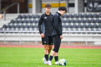 17.10.2026, Mindelheim, Bayern, Deutschland. Kreisliga Allgäu Nord: TSV Mindelheim gegen SV Oberegg. Spielort: Julius-Strohmayer-Stadion. Moritz Radewaldt (TSV Mindelheim) nachdenklich, ernst, fokussiert