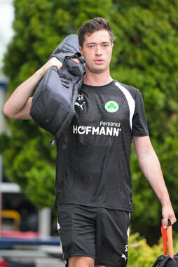 15.07.2026, Bad Wörishofen, Deutschland, 2. Bundesliga, Saison 2026/2027, Der SpVgg Greuther Fürth startet mit der ersten Trainingseinheit in sein Sommertrainingslager in Bad Wörishofen (Unterallgäu). Der Verein bereitet sich dort auf die Saison 2026/2027 vor. Simon Hofmann (SpVgg Greuther Fürth)