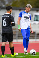11.10.2026, Bad Wörishofen, Bayern, Deutschland. U19 (A-Jun.) Kreisklasse Allgäu – Nord: FC Bad Wörishofen U19 gegen JFG Wertachtal U19. Spielort: Stadion Unteres Hart. Saison 2026/2027. Pedro Stojan (FC Bad Wörishofen) am Ball, mit dem Ball, in einer Spielszene
