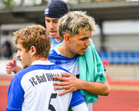 11.10.2026, Bad Wörishofen, Bayern, Deutschland. U19 (A-Jun.) Kreisklasse Allgäu – Nord: FC Bad Wörishofen U19 gegen JFG Wertachtal U19. Spielort: Stadion Unteres Hart. Saison 2026/2027. Pedro Stojan (FC Bad Wörishofen) nach dem Spiel