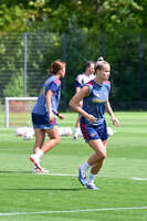 19.08.2026, München, Deutschland. Google Pixel Frauen-Bundesliga: Die FC Bayern Frauen absolvieren auf dem FC Bayern Campus eine Trainingseinheit vor dem Bundesliga-Saisonauftakt gegen den 1. FC Union Berlin. Giulia Gwinn (FC Bayern Frauen)
