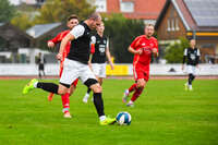17.10.2026, Mindelheim, Bayern, Deutschland. A-Klasse Allgäu 3: TSV Mindelheim II gegen SV Oberegg II. Spielort: Julius-Strohmayer-Stadion. Ronny Meister (TSV Mindelheim) beim Schuss, beim Abschluss, bei der Schussabgabe