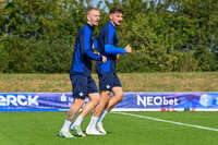 19.07.2026, Bad Wörishofen, Deutschland. 2. Bundesliga: Der SV Darmstadt 98 startet mit der ersten Trainingseinheit in das Sommertrainingslager. Kai Klefisch (SV Darmstadt 98), Matej Maglica (SV Darmstadt 98)