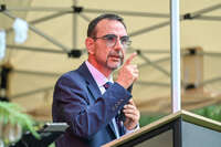 01.08.2026 – Bad Wörishofen, Deutschland: Das Roséweinfest im Hotel Sonnengarten findet zum zweiten Mal statt. Klaus Holetschek (CSU-Politiker, MdL)