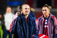 22.09.2026, Unterhaching, Deutschland. UEFA Women's Champions League, 1. Spieltag der Ligaphase: FC Bayern München Frauen gegen Manchester City. UWCL-Auftakt der FC Bayern Frauen und erstes UWCL-Pflichtspiel im neuen Zuhause Sportpark Unterhaching. Pernille Harder (FC Bayern Frauen)