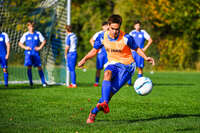 04.10.2026, Bad Wörishofen, Deutschland. U19 (A-Jun.) Kreisklasse Allgäu - Nord: FC Bad Wörishofen U19 gegen SG Unterrieden U19. Spielort: Stadion Am Unteren Hart. Julian Bleyer (FC Bad Wörishofen) beim Schuss, beim Abschluss, bei der Schussabgabe