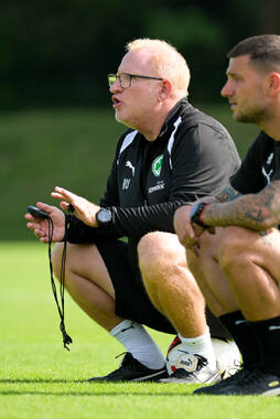 16.07.2026, Bad Wörishofen, Deutschland, 2. Bundesliga, Saison 2026/2027, Der SpVgg Greuther Fürth startet mit der zweiten Trainingseinheit in sein Sommertrainingslager in Bad Wörishofen (Unterallgäu). Der Verein bereitet sich dort auf die Saison 2026/2027 vor. Cheftrainer Heiko Vogel (SpVgg Greuther Fürth)