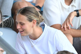 19.08.2026, München, Deutschland. FC Bayern München U19 vs. VfB Stuttgart U19 am FC Bayern Campus in München. Klara Bühl (Zuschauer)