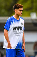 11.10.2026, Bad Wörishofen, Bayern, Deutschland. U19 (A-Jun.) Kreisklasse Allgäu – Nord: FC Bad Wörishofen U19 gegen JFG Wertachtal U19. Spielort: Stadion Unteres Hart. Saison 2026/2027. Julian Bleyer (FC Bad Wörishofen) nachdenklich, ernst, fokussiert