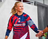 19.09.2026, München, Deutschland. Google Pixel Frauen-Bundesliga: FC Bayern München Frauen gegen 1. FC Köln Frauen am FC Bayern Campus. Pernille Harder (FC Bayern Frauen)