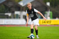 17.10.2026, Mindelheim, Bayern, Deutschland. A-Klasse Allgäu 3: TSV Mindelheim II gegen SV Oberegg II. Spielort: Julius-Strohmayer-Stadion. Sebastian Reischl (TSV Mindelheim) am Ball, mit dem Ball, in einer Spielszene
