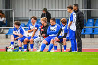 11.10.2026, Bad Wörishofen, Bayern, Deutschland. U19 (A-Jun.) Kreisklasse Allgäu – Nord: FC Bad Wörishofen U19 gegen JFG Wertachtal U19. Spielort: Stadion Unteres Hart. Saison 2026/2027. Wörishofen auf der Bank, auf der Ersatzbank, auf der Reservebank