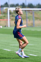 19.08.2026, München, Deutschland. Google Pixel Frauen-Bundesliga: Die FC Bayern Frauen absolvieren auf dem FC Bayern Campus eine Trainingseinheit vor dem Bundesliga-Saisonauftakt gegen den 1. FC Union Berlin. Giulia Gwinn (FC Bayern Frauen)