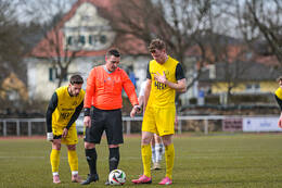 28.03.2026, Mindelheim (Deutschland): Spiel der Kreisliga Allgäu Nord zwischen dem TSV Mindelheim und dem FSV Lamerdingen im Julius-Strohmayer-Stadion.