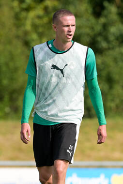 16.07.2026, Bad Wörishofen, Deutschland, 2. Bundesliga, Saison 2026/2027, Der SpVgg Greuther Fürth startet mit der zweiten Trainingseinheit in sein Sommertrainingslager in Bad Wörishofen (Unterallgäu). Der Verein bereitet sich dort auf die Saison 2026/2027 vor. Brynjar Ingi Bjarnason (SpVgg Greuther Fürth)