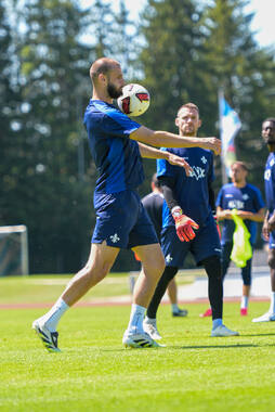 24.07.2026, Bad Wörishofen, Deutschland. 2. Bundesliga: Der SV Darmstadt 98 absolviert das Abschlusstraining im Sommertrainingslager vor dem Testspiel. Aleksandar Vukotic (SV Darmstadt 98)