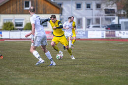 28.03.2026, Mindelheim (Deutschland): Spiel der Kreisliga Allgäu Nord zwischen dem TSV Mindelheim und dem FSV Lamerdingen im Julius-Strohmayer-Stadion.