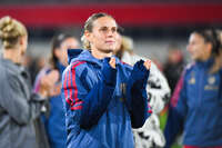 19.10.2026, München, Bayern, Deutschland. Google Pixel Frauen-Bundesliga: FC Bayern Frauen gegen VfB Stuttgart Frauen. Spielort: FC Bayern Campus-Stadion. Klara Bühl (FC Bayern Frauen) nachdenklich, ernst, fokussiert