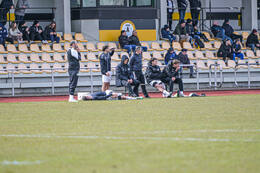 28.03.2026, Mindelheim (Deutschland): Spiel der Kreisliga Allgäu Nord zwischen dem TSV Mindelheim und dem FSV Lamerdingen im Julius-Strohmayer-Stadion.