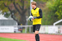 17.10.2026, Mindelheim, Bayern, Deutschland. Kreisliga Allgäu Nord: TSV Mindelheim gegen SV Oberegg. Spielort: Julius-Strohmayer-Stadion. Marc Mörstedt (TSV Mindelheim) nachdenklich, ernst, fokussiert