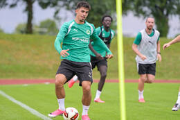 15.07.2026, Bad Wörishofen, Deutschland, 2. Bundesliga, Saison 2026/2027, Der SpVgg Greuther Fürth startet mit der ersten Trainingseinheit in sein Sommertrainingslager in Bad Wörishofen (Unterallgäu). Der Verein bereitet sich dort auf die Saison 2026/2027 vor. Aaron Keller (SpVgg Greuther Fürth)