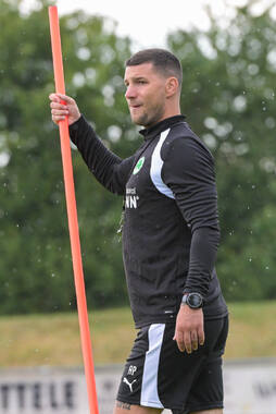 15.07.2026, Bad Wörishofen, Deutschland, 2. Bundesliga, Saison 2026/2027, Der SpVgg Greuther Fürth startet mit der ersten Trainingseinheit in sein Sommertrainingslager in Bad Wörishofen (Unterallgäu). Der Verein bereitet sich dort auf die Saison 2026/2027 vor. Aleksandro Petrovic (SpVgg Greuther Fürth)