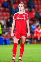 22.09.2026, Unterhaching, Deutschland. UEFA Women's Champions League, 1. Spieltag der Ligaphase: FC Bayern München Frauen gegen Manchester City. UWCL-Auftakt der FC Bayern Frauen und erstes UWCL-Pflichtspiel im neuen Zuhause Sportpark Unterhaching. Giulia Gwinn (FC Bayern Frauen)