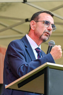 01.08.2026 – Bad Wörishofen, Deutschland: Das Roséweinfest im Hotel Sonnengarten findet zum zweiten Mal statt. Klaus Holetschek (CSU-Politiker, MdL)