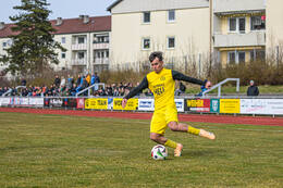 28.03.2026, Mindelheim (Deutschland): Spiel der Kreisliga Allgäu Nord zwischen dem TSV Mindelheim und dem FSV Lamerdingen im Julius-Strohmayer-Stadion.