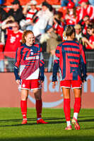 22.09.2026, Unterhaching, Deutschland. UEFA Women's Champions League, 1. Spieltag der Ligaphase: FC Bayern München Frauen gegen Manchester City. UWCL-Auftakt der FC Bayern Frauen und erstes UWCL-Pflichtspiel im neuen Zuhause Sportpark Unterhaching. Stine Ballisager (FC Bayern Frauen)
