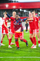 31.08.2026, München, Deutschland. Google Pixel Frauen-Bundesliga: FC Bayern München Frauen gegen 1. FSV Mainz 05 Frauen am FC Bayern Campus. Erstes Heimspiel des FC Bayern München in der Saison 2026/27. Bernadette Amani (FC Bayern Frauen)