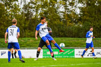 11.10.2026, Bad Wörishofen, Bayern, Deutschland. U19 (A-Jun.) Kreisklasse Allgäu – Nord: FC Bad Wörishofen U19 gegen JFG Wertachtal U19. Spielort: Stadion Unteres Hart. Saison 2026/2027. Julian Bleyer (FC Bad Wörishofen) am Ball, mit dem Ball, in einer Spielszene