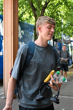 19.07.2026, Bad Wörishofen, Deutschland. 2. Bundesliga: Ankunft des SV Darmstadt 98 in Bad Wörishofen. Sommertrainingslager. Vorbereitung auf die Saison 2026/2027. Niclas Verkooijen (SV Darmstadt 98)